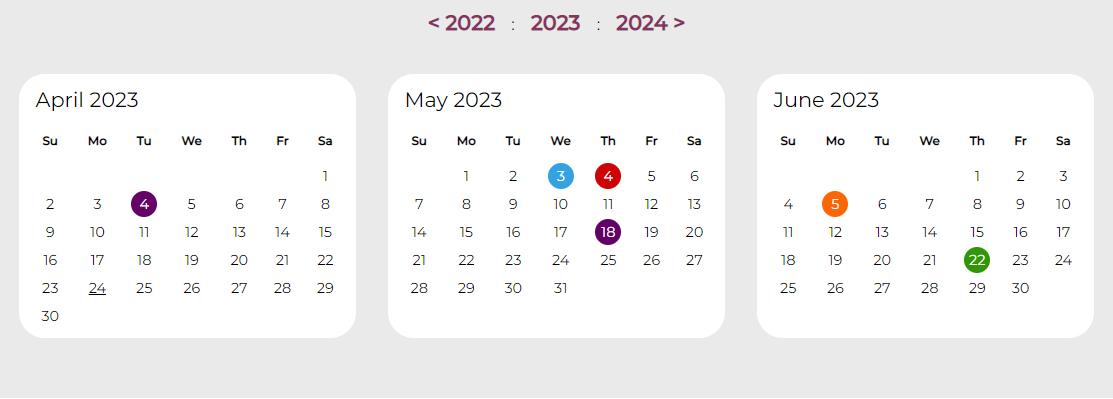 Calendar View